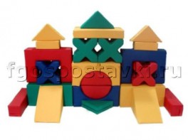 Мягкий модуль-конструктор "Городок" (23 элемента) - fgospostavki.ru - Югорск