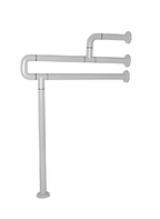 Поручень напольно-настенный с антибактериальным покрытием (белый) - fgospostavki.ru - Югорск