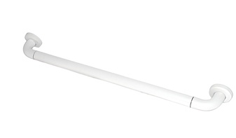 Поручень прямой с антибактериальным покрытием (белый) - fgospostavki.ru - Югорск