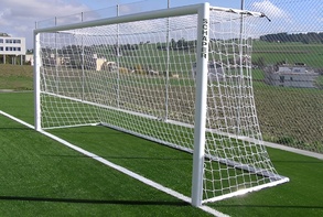 Сетка для футбольных ворот (нить 2,2 миллиметра, 7,5Х2,5Х(1Х2) ячейка 100Х100) - fgospostavki.ru - Югорск