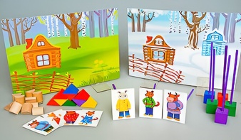 Игровой набор Фребеля "Заюшкина избушка" (серия "Сказочный мир". Выпуск 1) - fgospostavki.ru - Югорск