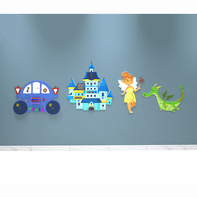 Комплект бизибордов «В сказочном королевстве» 4 в 1 - fgospostavki.ru - Югорск