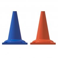 Набор конусов сигнальных 33 см (6 голубых + 6 оранжевых) - fgospostavki.ru - Югорск