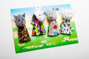 Пальчиковый театр "Волк и козлята" (4 персонажа) - fgospostavki.ru - Югорск