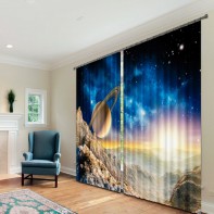 Комплект светонепроницаемых штор "Космическая история" - fgospostavki.ru - Югорск