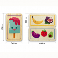 Набор стеновых панелей «Милая еда - Радуга вкуса» - fgospostavki.ru - Югорск