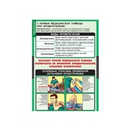 Комплект таблиц. ОБЖ. Правила оказания первой медицинской помощи - fgospostavki.ru - Югорск