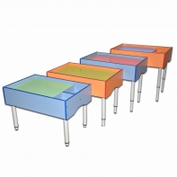 Песочные столы на регулируемых опорах RGB подсветка - fgospostavki.ru - Югорск