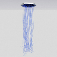 Потолочная светодиодная панель с фиброоптическим душем - fgospostavki.ru - Югорск