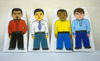 Набор пальчиковых кукол "Расы", 4 штуки - fgospostavki.ru - Югорск