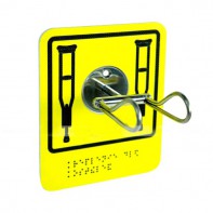 Травмобезопасный крючок-держатель для костылей и одежды - fgospostavki.ru - Югорск