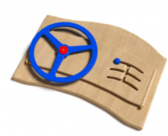 Дидактическая панель с автомобильным рулем - fgospostavki.ru - Югорск