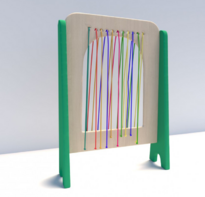 Дидактическая панель с цветными шнурочками - fgospostavki.ru - Югорск