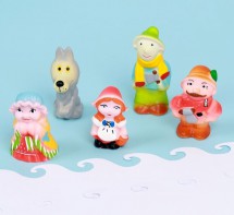 Набор резиновых игрушек «Красная шапочка» - fgospostavki.ru - Югорск