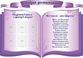 Стенд "Азбука достижений" (резной стенд из 3-х частей) - fgospostavki.ru - Югорск