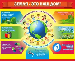 Стенд "Земля - наш дом" - fgospostavki.ru - Югорск