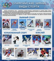 Стенд "Олимпийские зимние виды спорта" - fgospostavki.ru - Югорск
