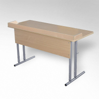 Стол ученический 'Школьник' для кабинета химии с бортиком  - fgospostavki.ru - Югорск