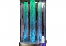 Сенсорный уголок большой с одной колонной, двусторонней подсветкой и фибероптическими нитями. VIP класс. - fgospostavki.ru - Югорск