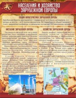 Стенд "Населения и хозяйство Зарубежной Европы" - fgospostavki.ru - Югорск