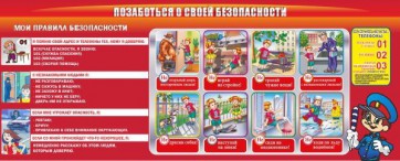 Стенд "Позаботься о своей безопасности" - fgospostavki.ru - Югорск