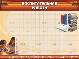 Стенд "Воспитательная работа" - fgospostavki.ru - Югорск