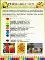 Стенд "Символика цвета" - fgospostavki.ru - Югорск
