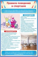 Стенд "Правила поведения в спортзале №1" - fgospostavki.ru - Югорск