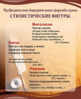 Стенд "Стилистические фигуры" Вариант 1 - fgospostavki.ru - Югорск