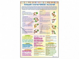 Стенд "Наши пальчики устали" (зарядка) - fgospostavki.ru - Югорск