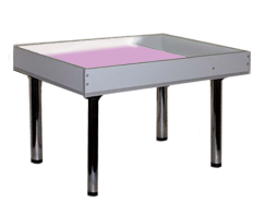 Световой столик для рисования песком напольный 80х60 сантиметров мультиколор с кармашком для песка - fgospostavki.ru - Югорск